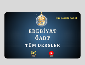 2027-Edebiyat ÖABT Tüm Dersler (Ekonomik Paket)