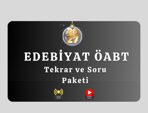 2027-Edebiyat ÖABT- Tekrar ve Soru Paketi